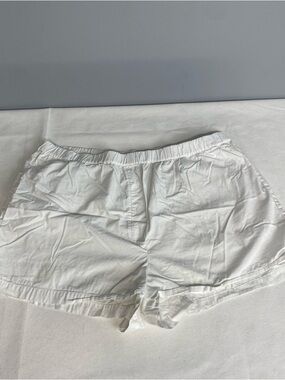 White High-Waist Womens Shorts